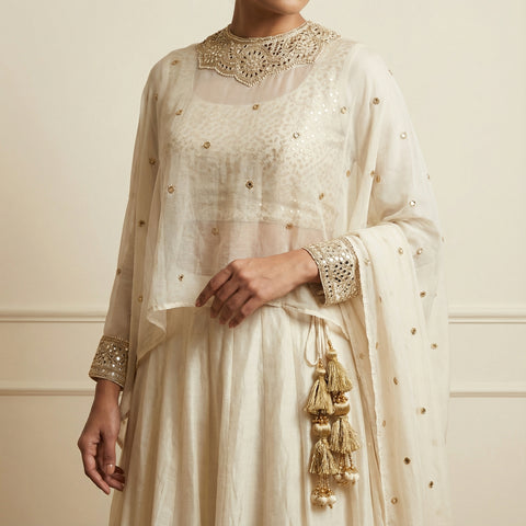 Loose-fit top with straight-leg bottoms Suit - Classic Off-White