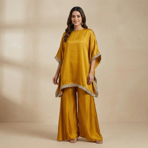Relaxed Fit Suit - Golden Yellow