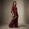 Relaxed Fit Suit - Rich Wine Red