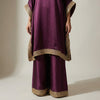 Relaxed Fit Suit - Rich Wine Red