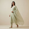 Straight fit kurta with tailored straight pants Suit - Pastel Green