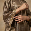 Relaxed fit top with flowing maxi skirt Suit - Neutral Taupe