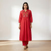 A-line Suit - Fuchsia Pink