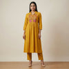 A-line Suit - Golden Yellow