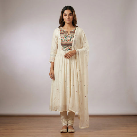 A-line Suit - Classic Off White