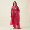 A-line Suit - Fuchsia Pink