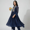 A-line Suit - Midnight Blue