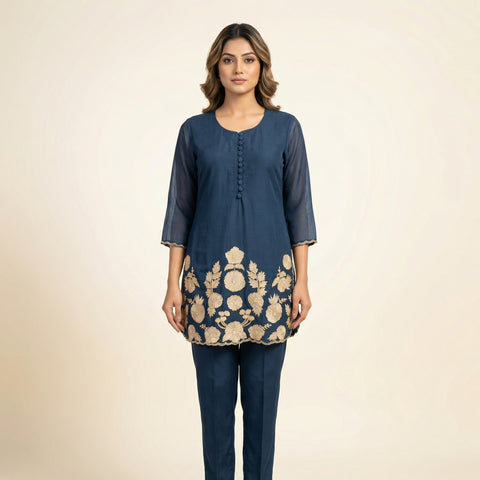 Straight fit Suit - Deep Teal Blue