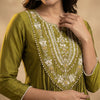 A-line Suit - Olive Green