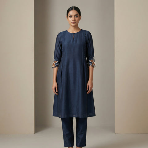 A-line Suit - Midnight Blue