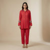 A-Line Suit - Fuchsia Red