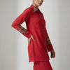 A-Line Suit - Fuchsia Red