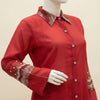 A-Line Suit - Fuchsia Red