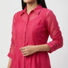 A-line Suit - Fuchsia Pink