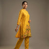 Straight kurta with straight pants Suit - Golden Yellow