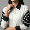 Straight fit kurta, wide-leg pants Suit - Soft White