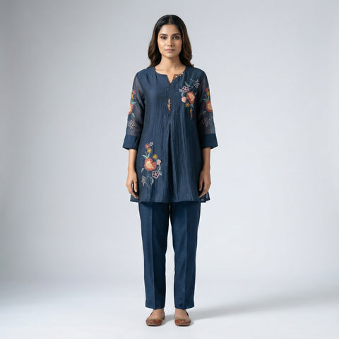 A-line Suit - Midnight Blue