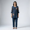 A-line Suit - Midnight Blue