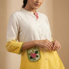 A-line top with straight pants Suit - Sunny Yellow Ombre