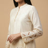 Straight fit kurta with relaxed pants Suit - Classic Off White