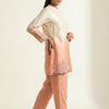 Straight fit kurta with straight pants Suit - Delicate Peach