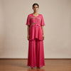 A-line Set - Fuchsia Pink