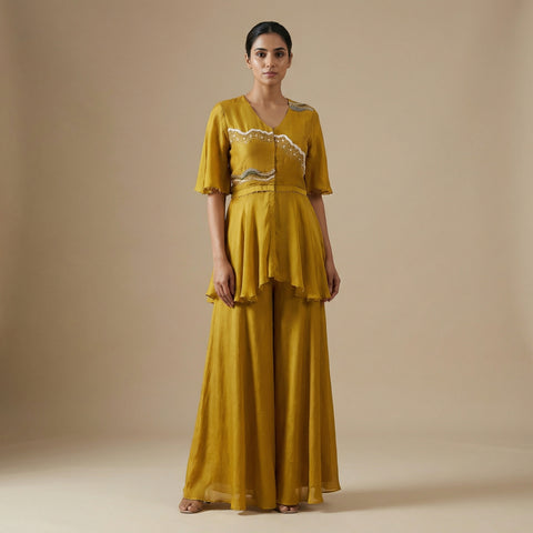 A-line Set - Olive Green