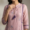 Straight fit Unstitched - Rose Mauve