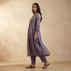 Relaxed fit kurta with straight pants Suit - Lilac Purple