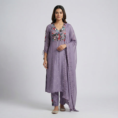 Straight fit Suit - Dusty Lavender