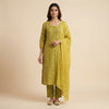 Straight Suit - Olive Green