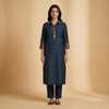 Straight Suit - Deep Teal Blue
