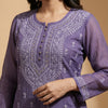 Straight fit top with straight pants Suit - Classic Purple