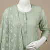Straight fit top with straight pants Suit - Sage Green