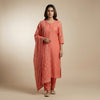 Straight fit top with straight pants Suit - Terracotta Rust