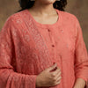 Straight fit top with straight pants Suit - Terracotta Rust