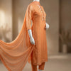 Straight Suit - Peach Orange