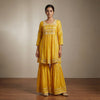 A-line Suit - Golden Yellow
