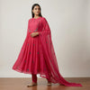 A-line Suit - Fuchsia Pink