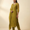 Straight Suit - Olive Green