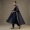 Empire waist with flared hem Suit - Classic Navy