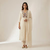 Empire waist with flared hem Suit - Classic Off-White