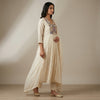 Empire waist with flared hem Suit - Classic Off-White