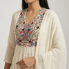 Empire waist with flared hem Suit - Classic Off-White