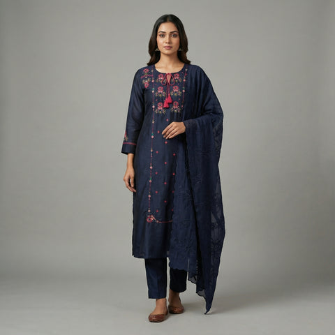 Straight Suit - Midnight Blue