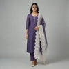 Straight Suit - Deep Violet