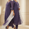 Straight Suit - Deep Violet