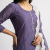 Straight Suit - Deep Violet