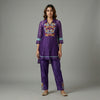 Straight Suit - Deep Violet