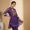 Straight Suit - Deep Violet